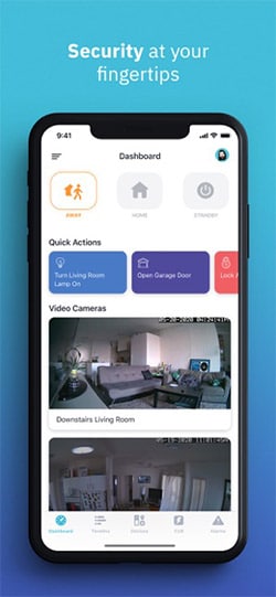 Abode Home Security App Screenshot