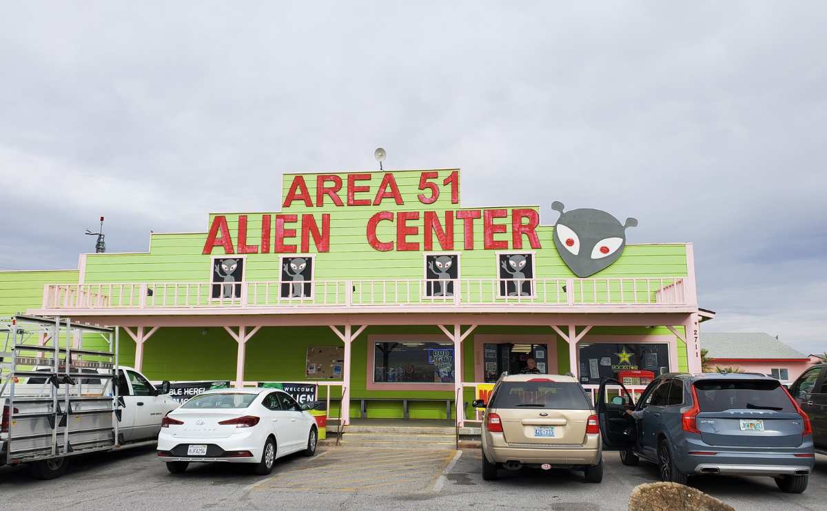 Area 51 alien center in Nevada.