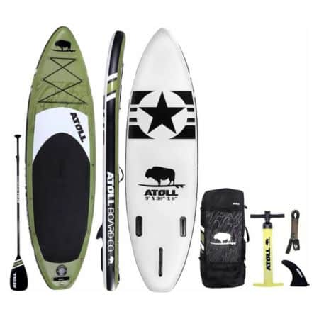 Atoll 11' Inflatable Stand-Up Paddle Board.