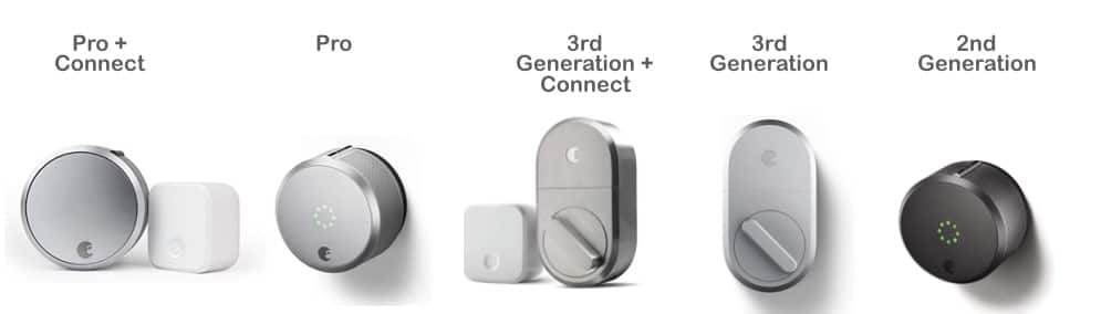 August Smart Locks Side by Side