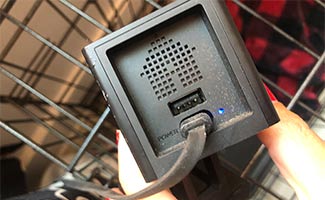 Back of security camera