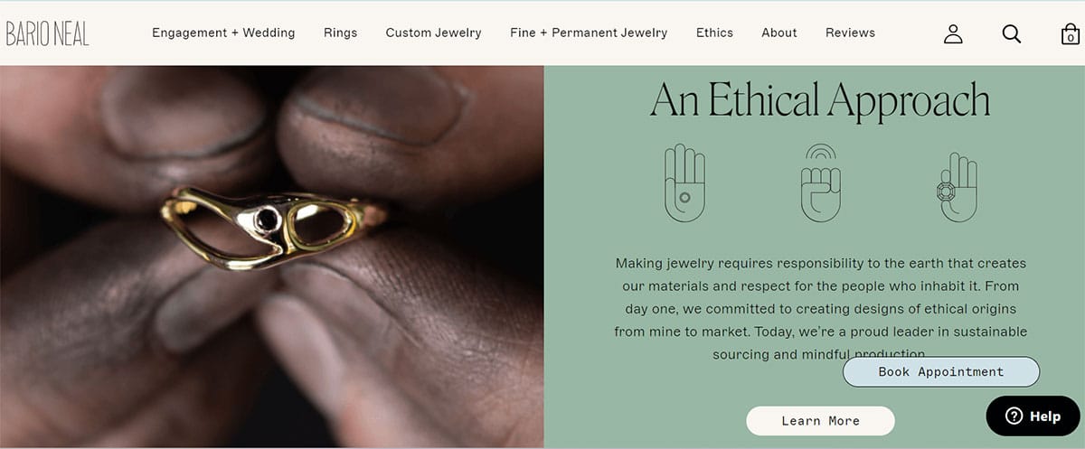 Bario Neal rings ethical approach screenshot,