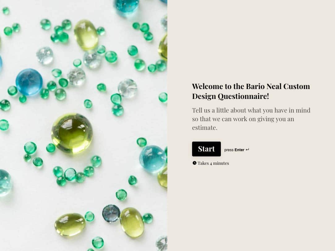 Bario Neal quiz screenshot.