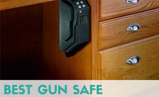 Gun Safe under desk (Caption: Best Gun Safe)