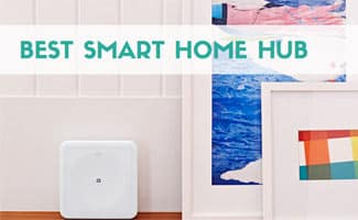 Smart home hub in house (Caption: Smart Home Hub)