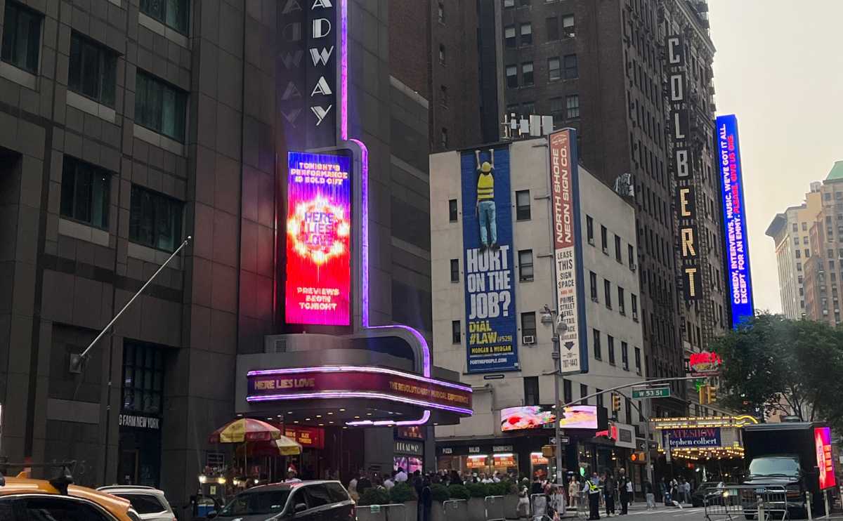 Broadway Theater New York City historic movie theater.