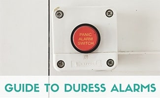 Panic button (Caption: Guide to Duress Alarms)