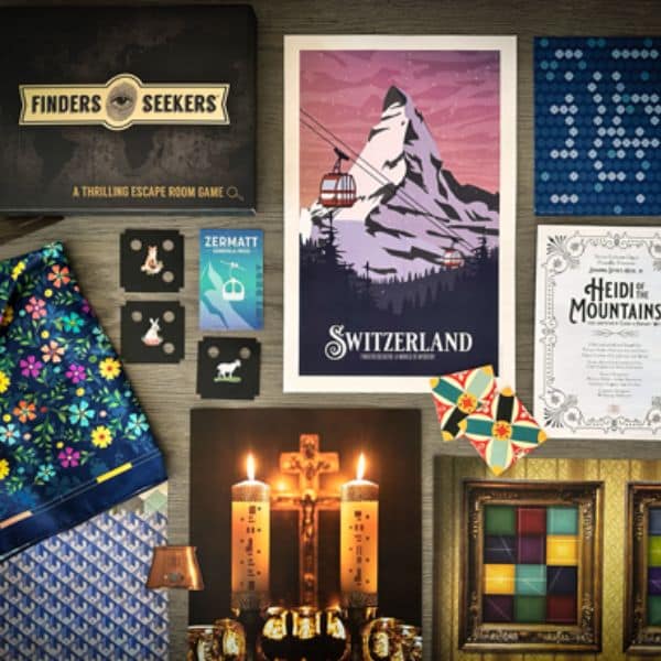 Finders Seekers box layflat.