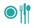 Emergency Food Kits Plate and fork icon