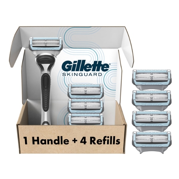 Gillette kit with razor blades.