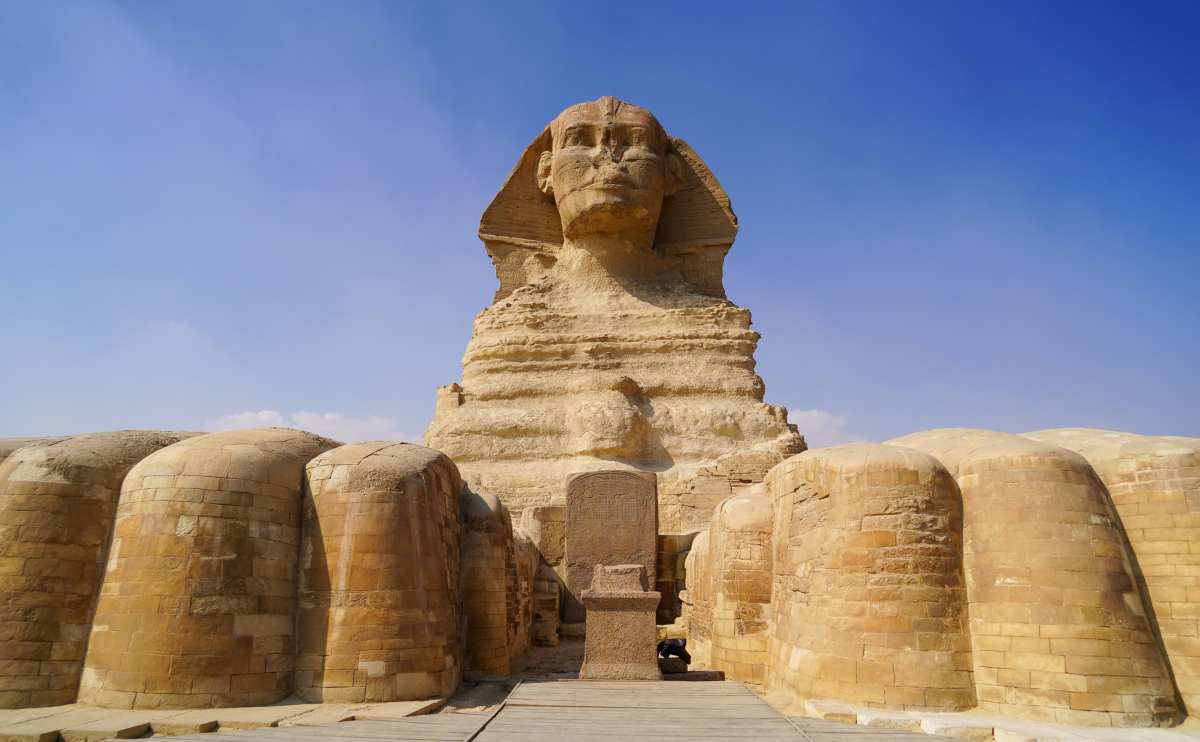 Great Sphinx of Giza in Egypt.