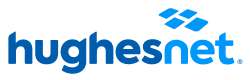 Hughesnet logo.