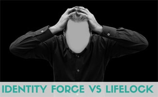 Man with no face (Caption: IdentityForce Vs LifeLock)