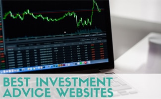 Computer Screen With Financial Charts (Caption: Best Investment Advice Websites)