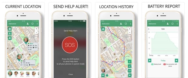 KidControl screenshots on phones