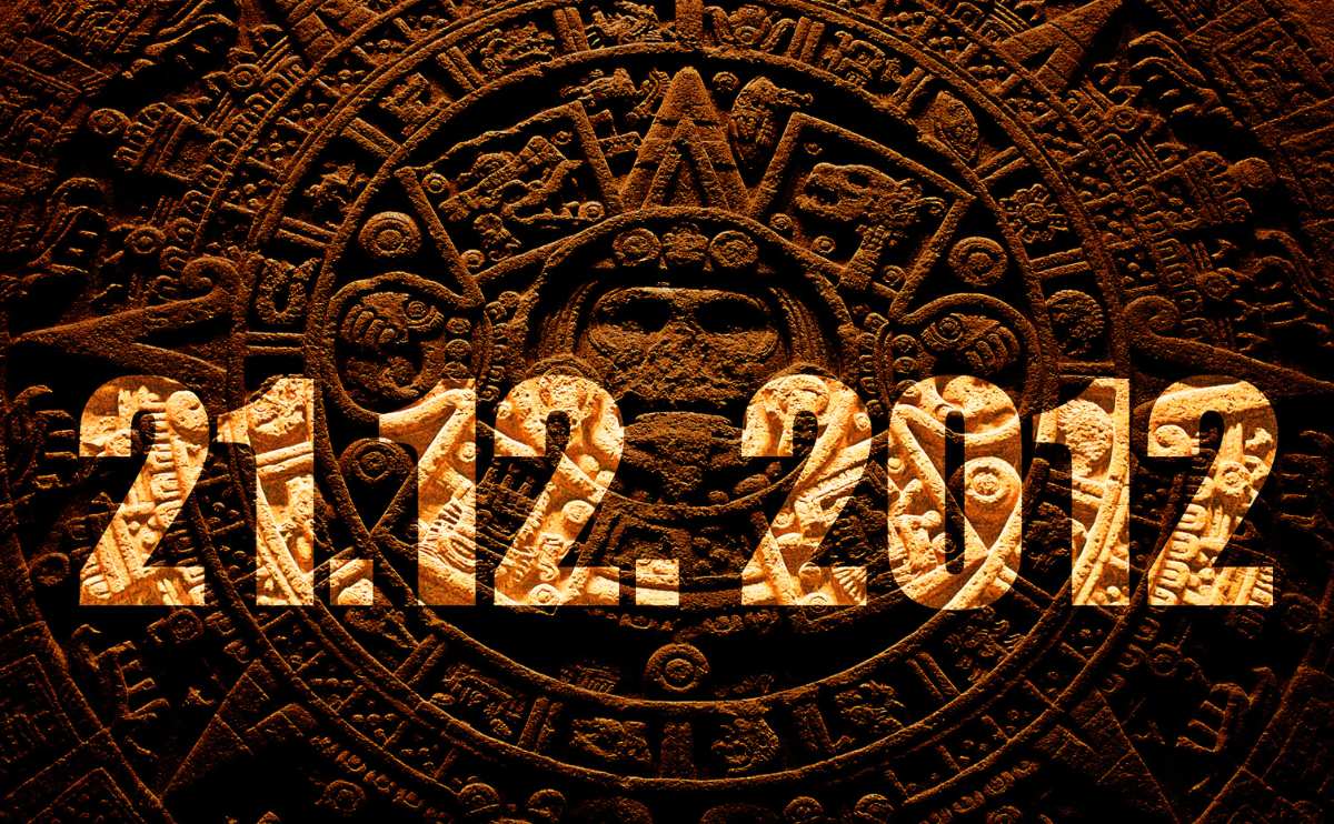 Mayan calendar with December 21 2012 overlay.