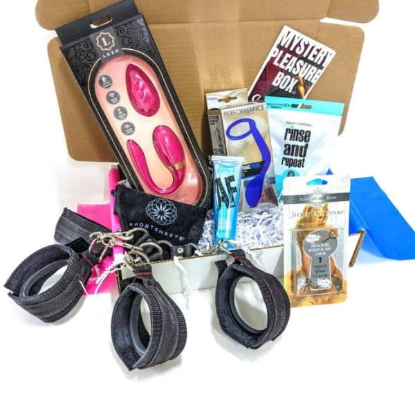 Mystery Pleasure Box and contents.