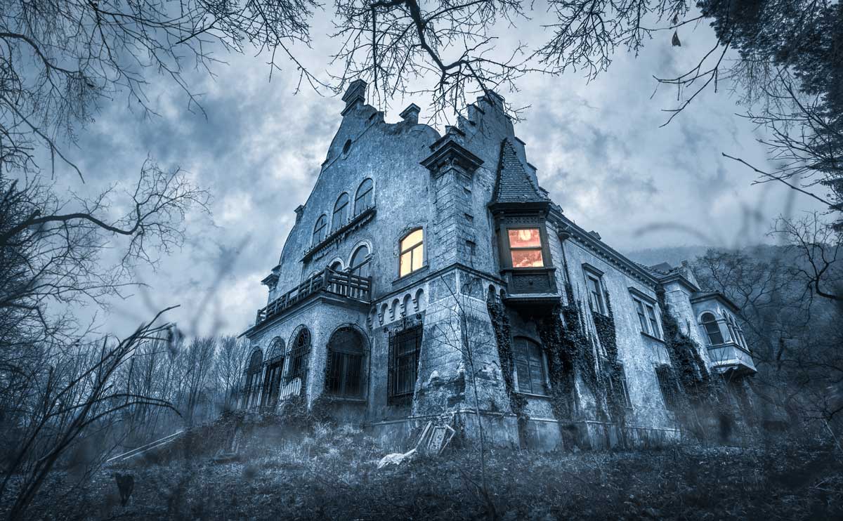 Old haunted abandoned house