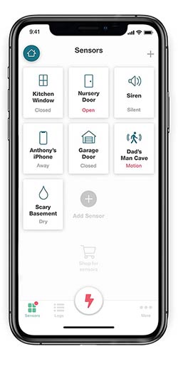 Ooma Home Security app