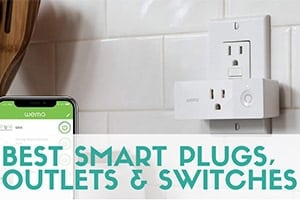 Smart plug in wall (caption: Smart Plugs, Outlets & Switches)