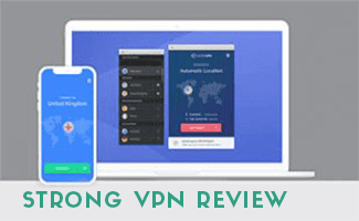 StrongVPN screenshot (Caption: StrongVPN Review)