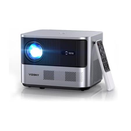 Vizony projector with remote.